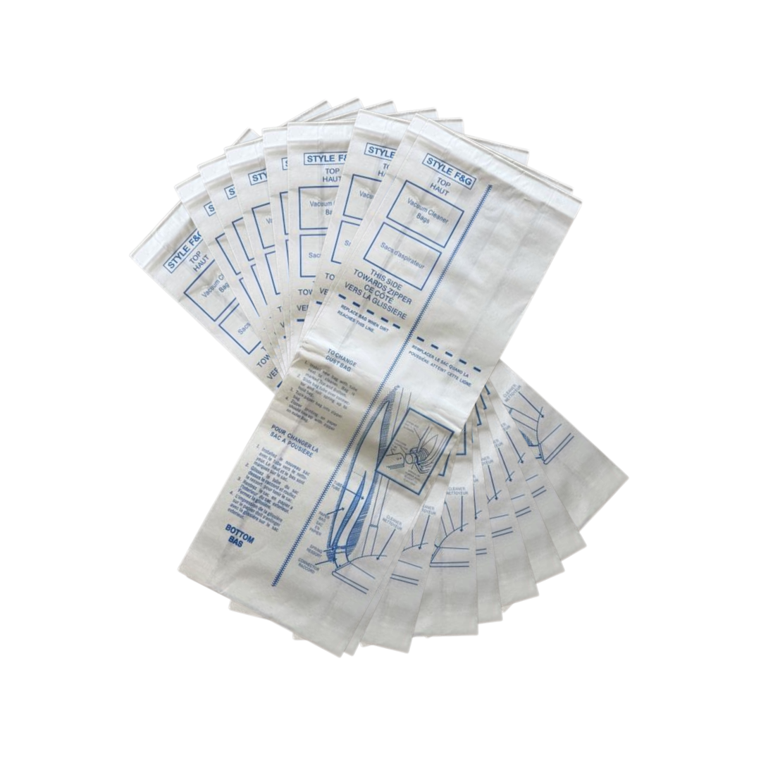 VacBagsUSA® Replacement Vacuum Cleaner Bags For Eureka® F&G 2-Ply - VacBagsUSA